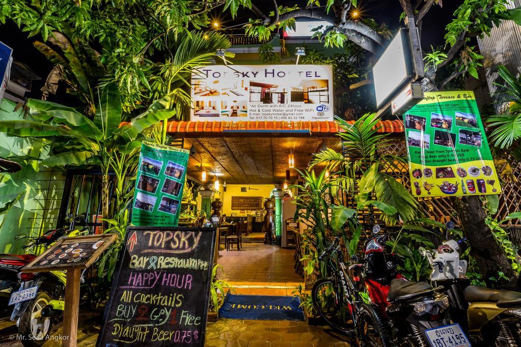 Top Sky Hostel Siem Reap Exterior photo